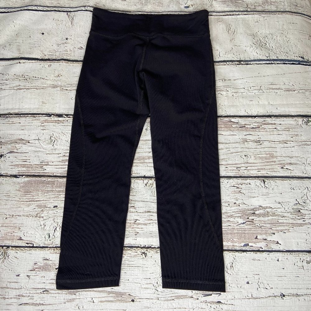 Tory Sport Black Cropped Leggings Size S - Picture 1 of 8